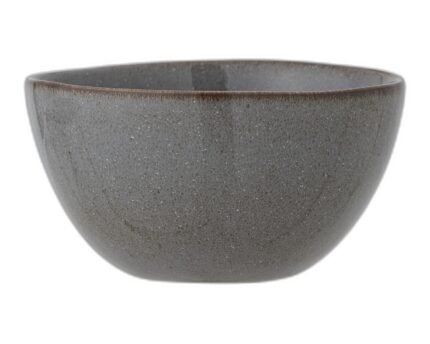 Sandrine Bowl, Grey, Stoneware