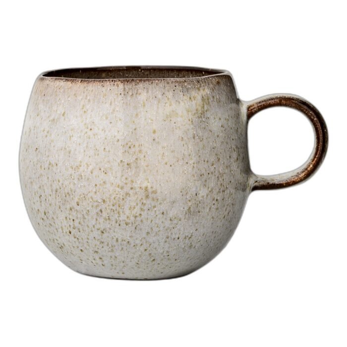 Sandrine Mug, Nature, Stoneware