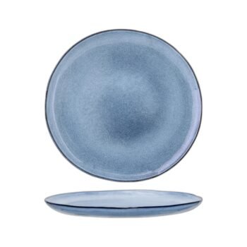 Sandrine Plate, Blue, Stoneware
