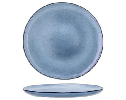 Sandrine Plate, Blue, Stoneware
