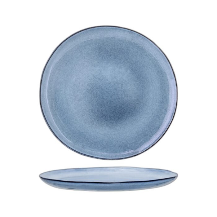 Sandrine Plate, Blue, Stoneware