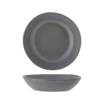Sandrine Plate Deep, Grey, Stoneware