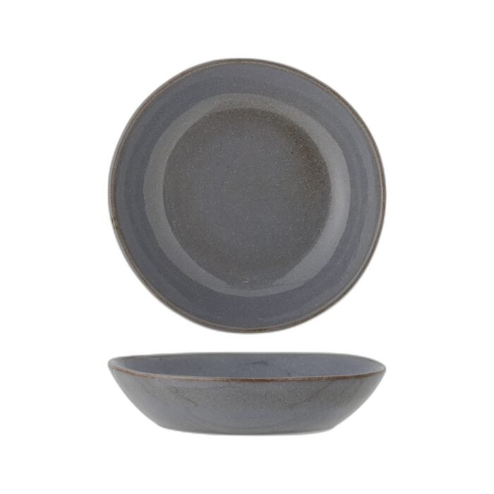 Sandrine Plate Deep, Grey, Stoneware