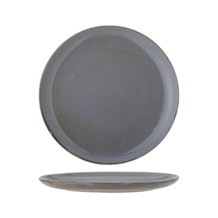 Sandrine Plate, Grey, Stoneware