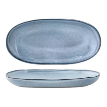 Sandrine Serving Plate, Blue, Stoneware