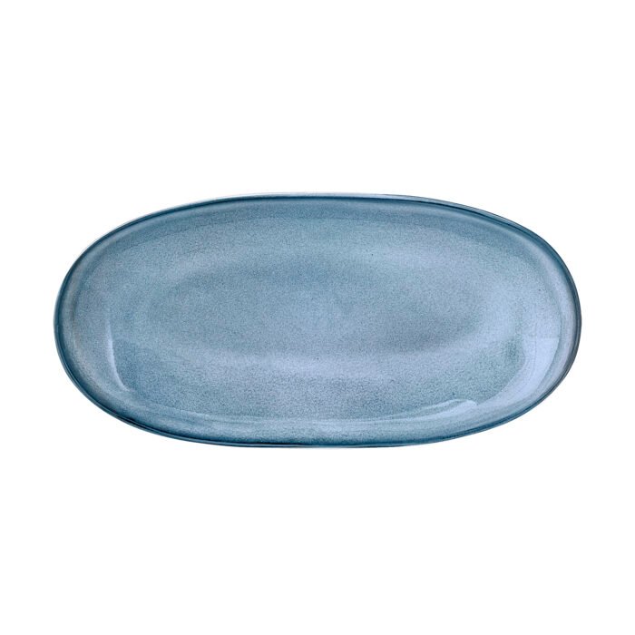 Sandrine Serving Plate, Blue, Stoneware