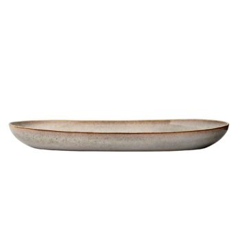 Sandrine Serving Plate, Nature, Stoneware