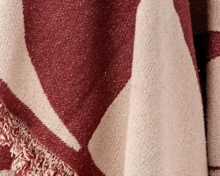 Stilingas pledas OLICA iš perdirbtos medvilnės | dizaino studija follow11.lt - Jovita Bingelytė