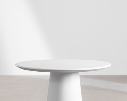 Valgomojo stalas ORMONDE ROUND Ø120 cm, Balta