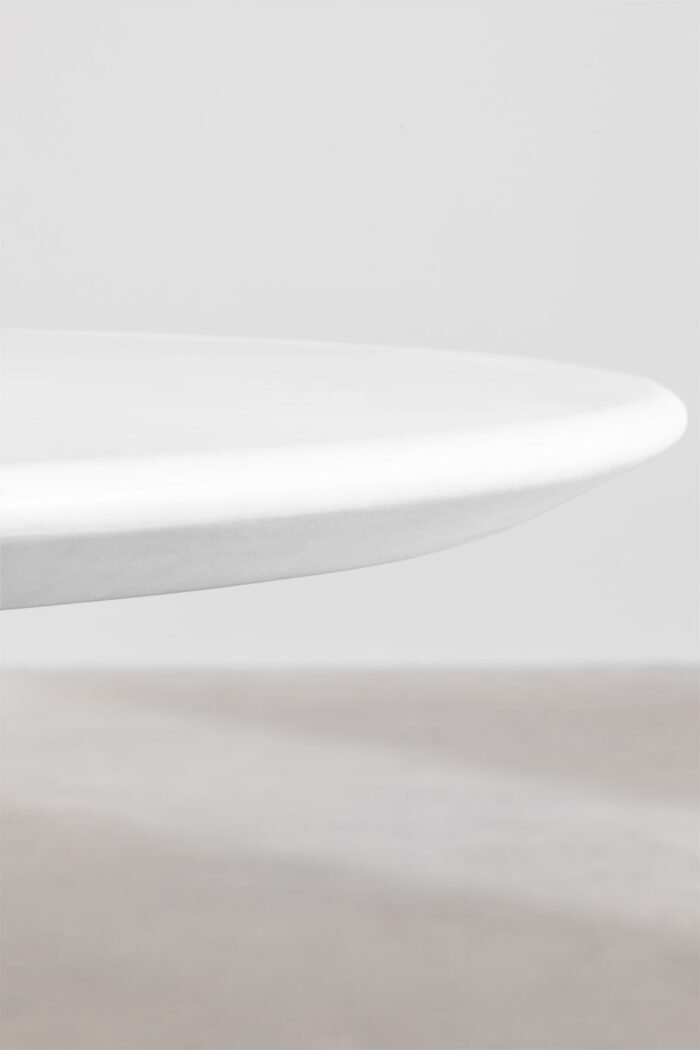 Valgomojo stalas ORMONDE ROUND Ø120 cm, Balta