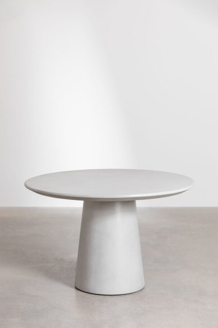 Valgomojo stalas ORMONDE ROUND Ø120 cm, Smėlinė pilka