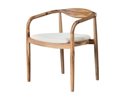 Akacijos medienos kėdė MALLORY Rustic Acacia Brown