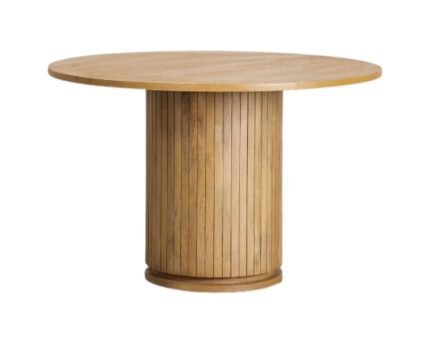 Apvalus mango medienos valgomasis stalas ANALIS Natural Wood Ø140 cm