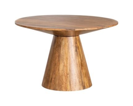 Apvalus mango medienos valgomasis stalas WEYMAR Mango Wood Ø120 cm