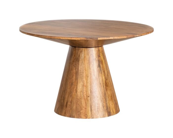 Apvalus mango medienos valgomasis stalas WEYMAR Mango Wood Ø120 cm