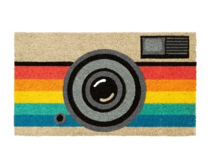 Durų kilimėlis Retro Camera