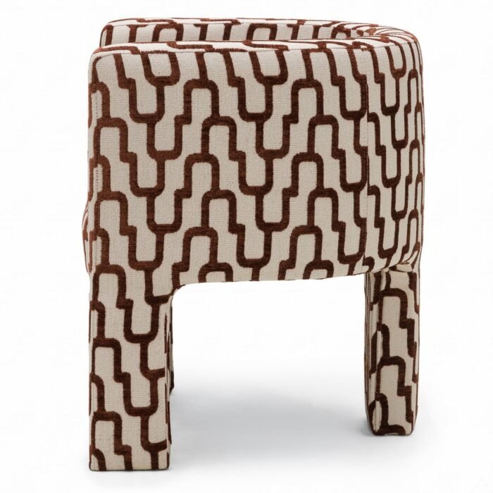 Fotelis MILU, geometrinis raštas