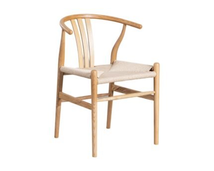 Guobos medienos kėdė UISH RETRO su ratanu Natural Wood