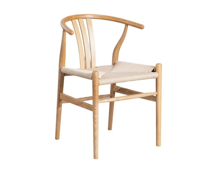Guobos medienos kėdė UISH RETRO su ratanu Natural Wood