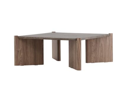 Kavos staliukas COLUM Brown 40x100x100
