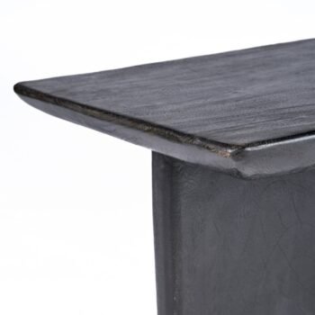 Kavos staliukas OBSIDIAN, juodas, 100x50 cm