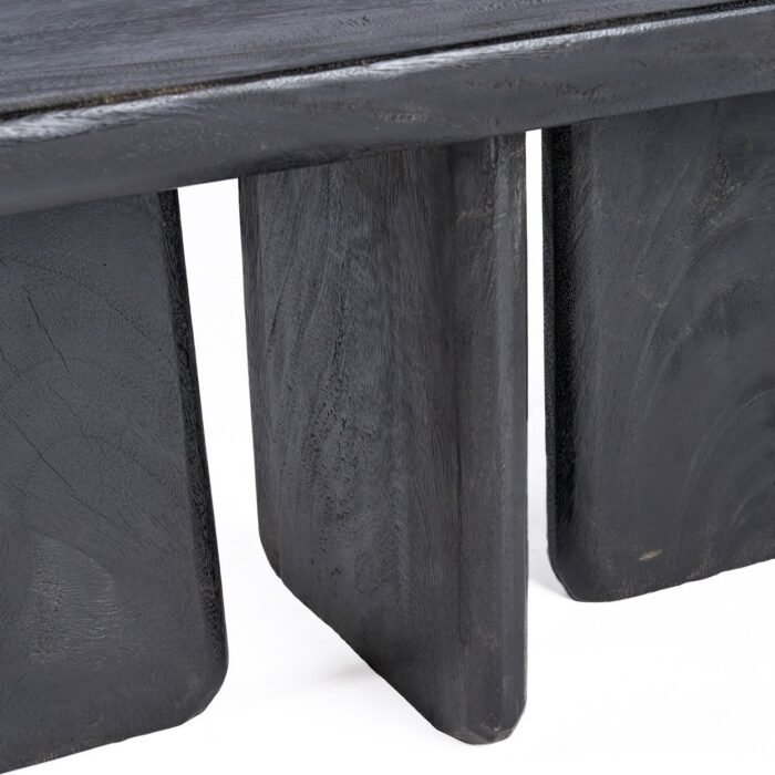 Kavos staliukas OBSIDIAN, juodas, 100x50 cm
