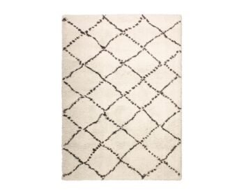 Kilimas CASABLANCA – Balta / juoda