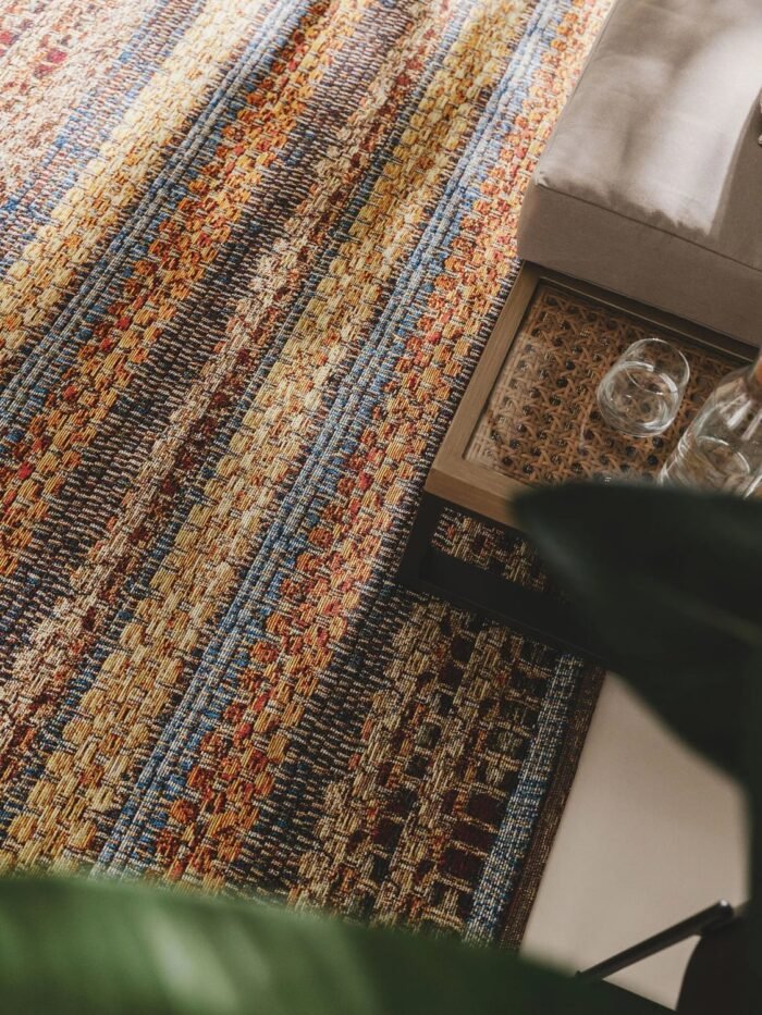 Lauko kilimas KENYA margų juostelių, 5 dydžiai