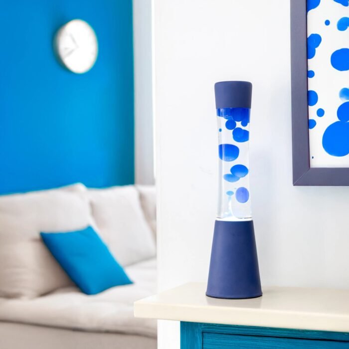 Lava lempa Blue Monochrome
