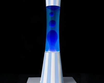 Lava lempa Blue Striped