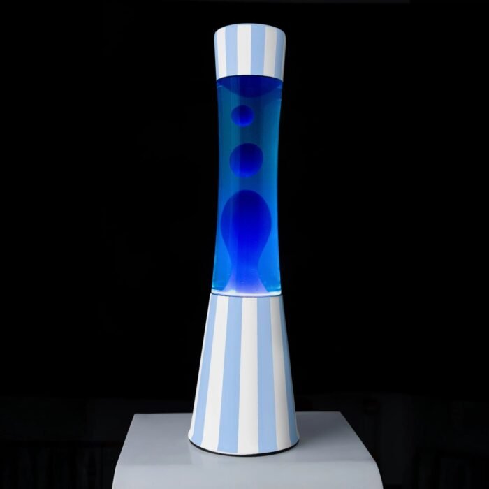 Lava lempa Blue Striped