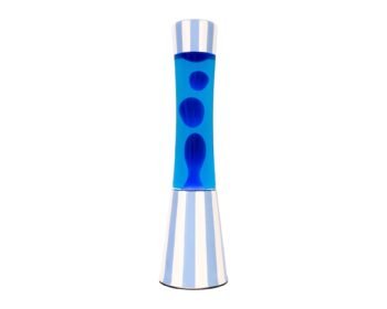 Lava lempa Blue Striped