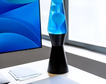 Lava lempa Bullet Cyan, Black Base