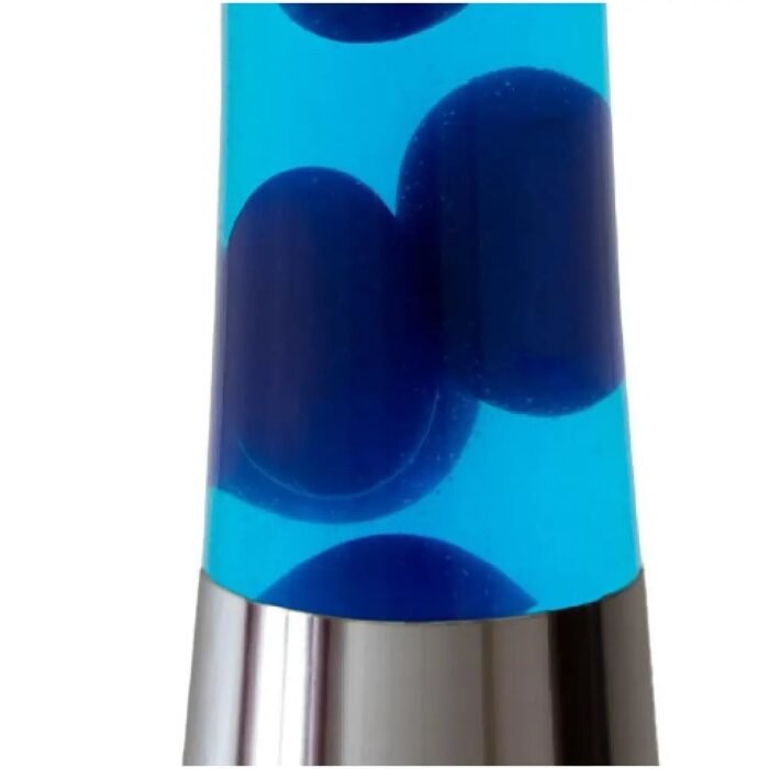 Lava lempa Chrome Base, mėlyna
