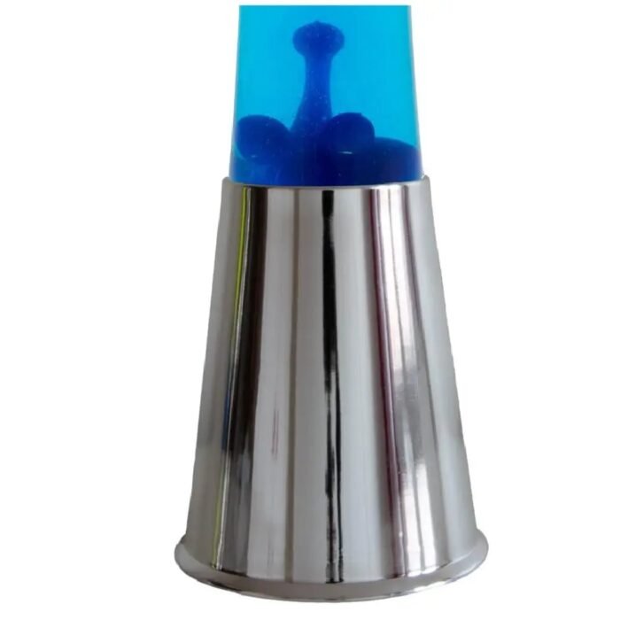 Lava lempa Chrome Base, mėlyna