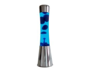 Lava lempa Chrome Base, mėlyna