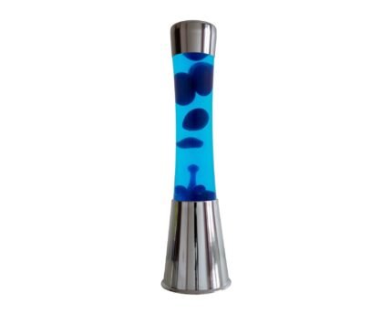 Lava lempa Chrome Base, mėlyna