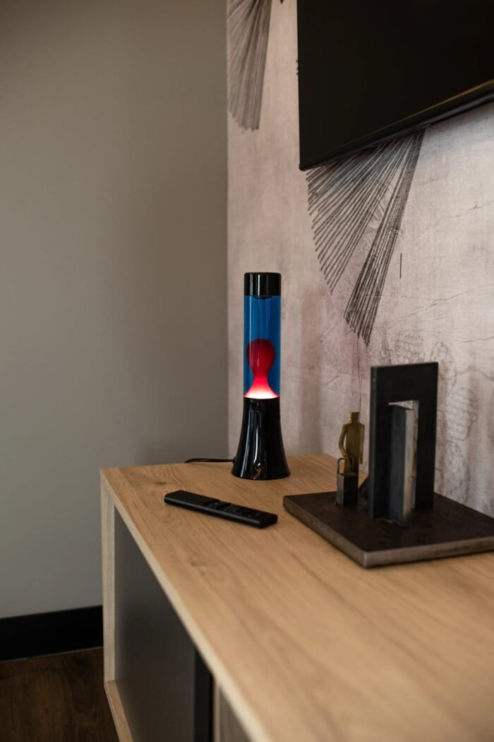 Lava lempa Mini Red and Blue