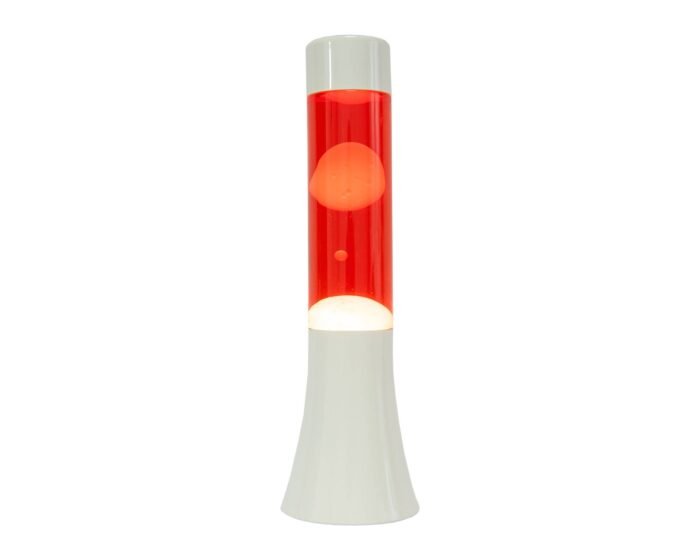 Lava lempa Mini Red and White