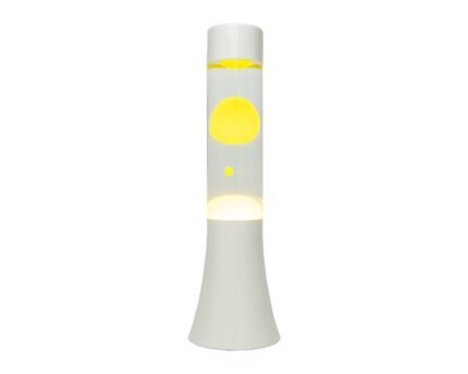 Lava lempa Mini Yellow and White