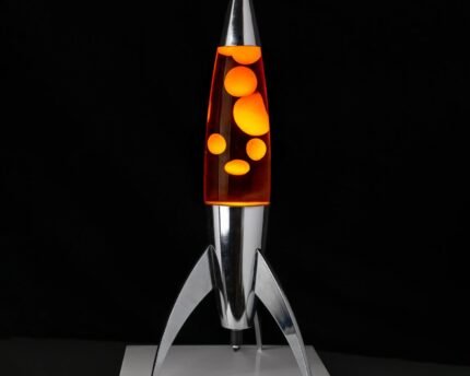 Lava lempa Orange Rocket