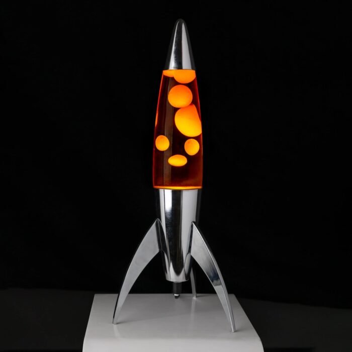 Lava lempa Orange Rocket