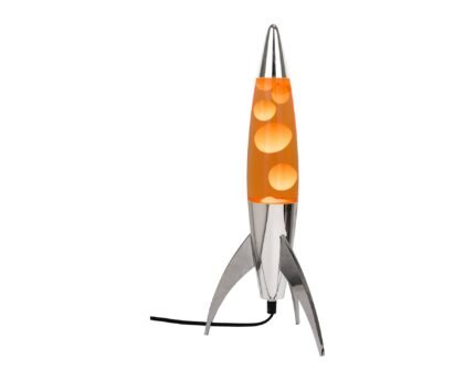 Lava lempa Orange Rocket
