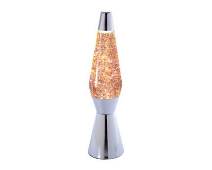 Lava lempa Pink Glitter Bullet
