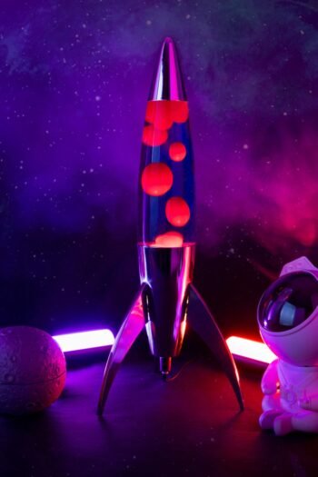 Lava lempa Purple Rocket