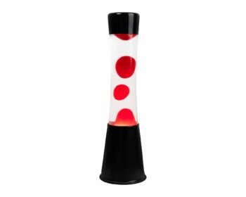 Lava lempa Red Tower, Black Base