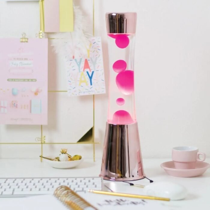Lava lempa Rose Gold Base