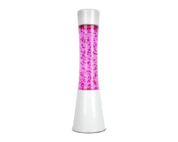Lava lempa Tower Glitter Hearts