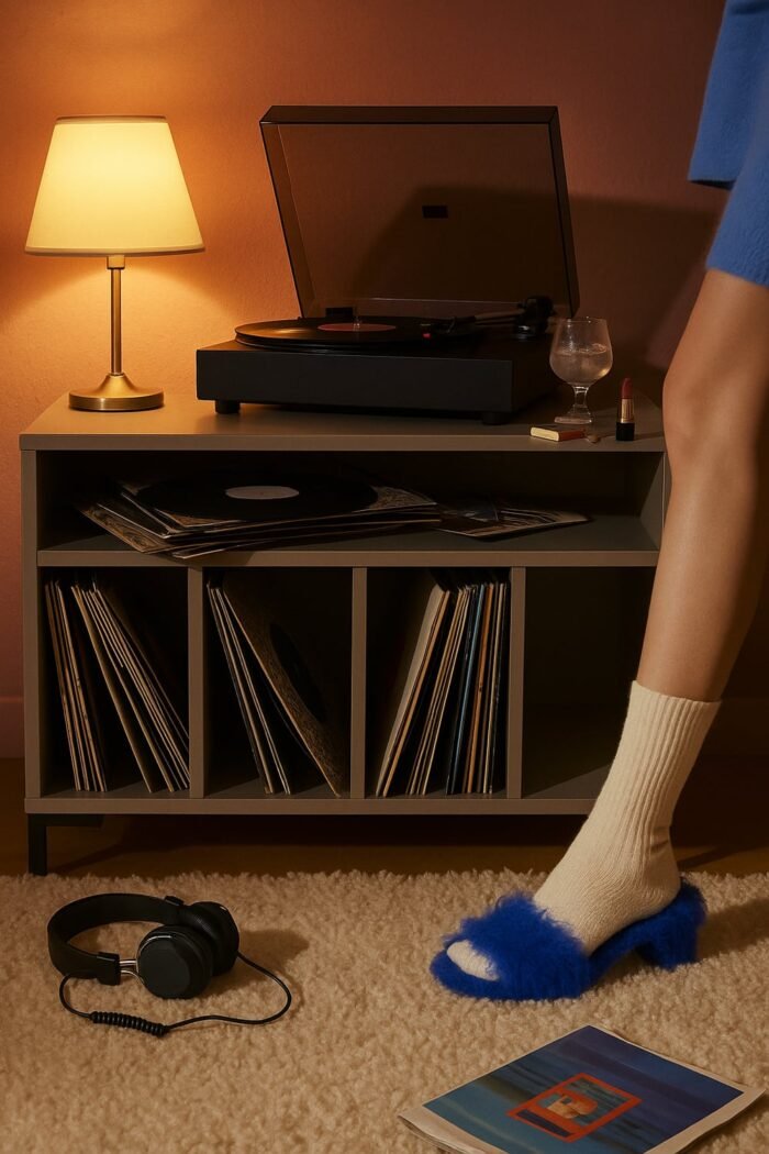 Lentyna MOSA vinilo plokštelėms, smėlio