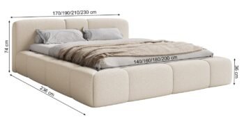 Lova VESTBY (140 / 160 / 180 / 200 cm)